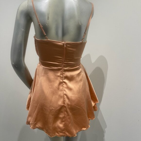 Quoc Anh Rose Gold Mini Romper - Picture 4 of 5
